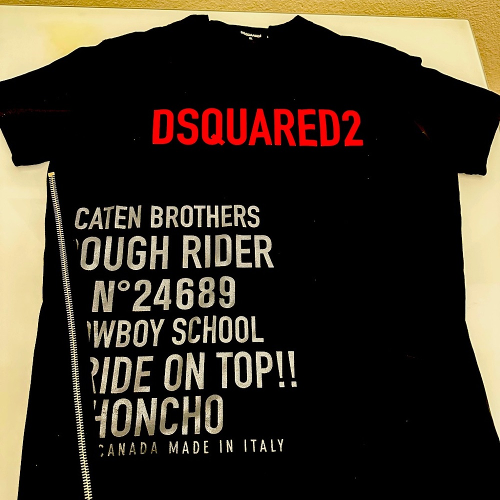 Dsquared2 XL logo printed t shirt